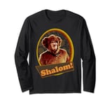 Friday Night Dinner Jim Dog Costume Shalom Funny Comedy Meme Long Sleeve T-Shirt