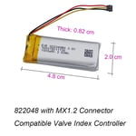 3.8V 1000mAh Li Battery 822048 3Pin MX1.2 Lipo 78172 For Valve Index Controller