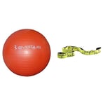 Sveltus Gymball Orange Ø55 cm BTE & Elastiband Jaune 10 kg Vrac