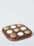 John Lewis Wood & Marble Tic Tac Toe Game