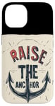 Coque pour iPhone 14 Superbe costume de discours pour marin Raise the Anchor