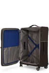 Samsonite 73H 71cm Softside Checked Suitcase Platinum Grey