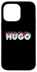 Coque pour iPhone 14 Pro Max Hugo Name Chemise humoristique avec nom rétro Hugo années 80