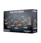 Games Workshop Warhammer 40k - Space Marine du Chaos Squad (2019) 99120102098 Taille Unique Noir