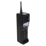 (Black) Retro Brick Cell Phone 2G 80's Retro Mobile Phone 32MB+32MB Dual