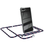 For Apple iPhone SE 2022 / 2020 / iPhone 8 / 7 Cover Chain to Hang Navy Blue