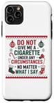 iPhone 11 Pro Max Funny Christmas Holiday Quitting Bad Habits Design Case