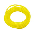 Tuyau Durite d'Essence（3mmx5mm，4Mètres）De Haute Qualité En PVC Jaune Transparent Durite Essence Debroussailleuse,Tuyaux d'Essence Pour Les Petits Moteurs Tels Que Les Tronçonneuses, Les Souffleurs