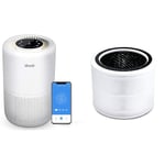 LEVOIT Smart WiFi Air Purifier for Home, Alexa Enabled HEPA Filter, CADR 170m³/h & Core 200S-RF Air Purifier Filter, 3-in-1 HEPA, High-Efficiency Activated Carbon, White