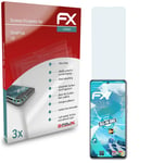 atFoliX 3x Screen Protector for OnePlus 12 Protective Film clear&flexible