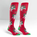 Sock It To Me Women's Knee High Socks - Horn for the Holidays (UK 3-8)