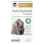 Doppelherz Anti-Hairball Complex pour Chats – Contient des Fibres et des huiles précieuses pour faciliter la Digestion des Boules de Poils – 25 Licks crémeux