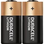 Fotobatteri CR 2 Litium Duracell CR2 800 mAh 3 V 2 st