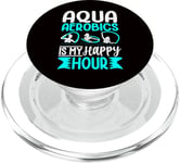 Aquagym - Aqua Aerobics Is My Happy Hour PopSockets PopGrip pour MagSafe