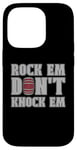 iPhone 14 Pro Rock Em Don't Knock Loves Barrel Horse Riding Barrel Racing Case