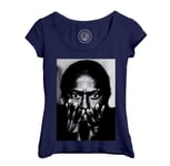 T-Shirt Femme Col Echancré Miles Davis Jazz Trompette Artiste Jazzmen Tutu