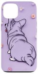 iPhone 13 Cute Purple Corgi Puppy Dog Case