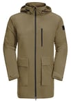 Jack Wolfskin Norden Port Parka Coat Grey Olive XL