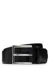 BOSS Mens Dressletic Sz35 Dressletic leather belt with concealed elasticated section