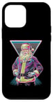 iPhone 12 mini Retro Santa Claus 80s Vintage Christmas Vaporwave Case