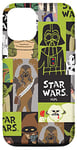 iPhone 13 Star Wars Chewbacca Darth Vader Boba Fett Character Doodles Case