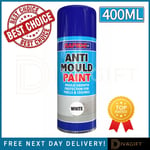 ANTI MOULD SPRAY PAINT FOR WALLS CEILING PROTECTION METAL WOOD PLASTIC NEW 400ML