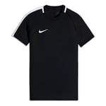 Nike Kids Y NK Dry Acdmy SS Academy T-shirt, Black (Black/White), 10-11 Years (Manufacturer Size: M)