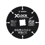 Bosch Professional 1x Disque à tronçonner Carbide Multi Wheel de (pour bois, plastique, tuyau en cuivre, X-LOCK, Ø 125 mm, alésage Ø 22,23 mm, accessoires pour meuleuse angulaire)