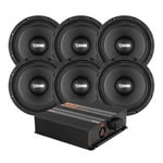 6-pack DS18 PRO-FU10.4 MAX PA1-1500.2DZ1:llä, SPL-paketti