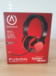 Genuine PowerA Fusion Wired Stereo Gaming Headset Crimson Fade - New Unopened