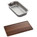 Set accessoires cuves Argos pmr et éviers Argos 251, Maris 251 Inox : panier égt + planche Franke