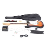 Electric Guitar Set Sunset Sycamore C‑Shaped Neck Musical Instruments UK