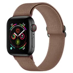 Apple Watch 41mm Series 9 Armband i resår, ljusbrun