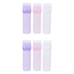 6pcs Comb Applicator Bottle Hair Dye Bottles Root Comb Applicator Bottles with z