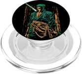 Art rétro japonais Zoro Anime Graphic PopSockets PopGrip pour MagSafe