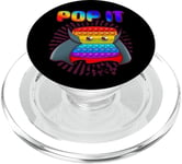 Halloween Shirt Kids Pop It Vampire Rainbow Fidget Toy PopSockets PopGrip for MagSafe