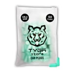 TYGA Store Soft Foam Ear Plugs 60 Pairs, 38dB SNR - Best for Sleeping Mint Green