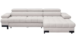 Canapé d'angle convertible 4 places SELVA coloris beige