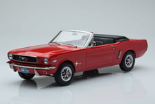 182810 Ford Mustang Convertible 1966 Red Norev 1/18