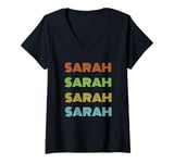 Womens I love my girl Sarah classic Sarah V-Neck T-Shirt