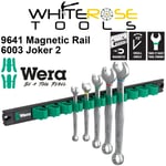 Wera Combination Spanner Wrench Set 6003 Joker 2 9641 Magnetic Rail 5pc 8-19mm