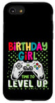 Coque pour iPhone SE (2020) / 7 / 8 Birthday Boy Time to Level Up Jeu vidéo Anniversaire Gamer Boys