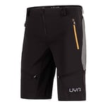 UYN Man Freemove Ow Pants Short Multi-Pocket Short Homme, Homme, Short, O101923, Noir/Orange, XXL