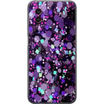 Samsung Galaxy Xcover6 Pro Genomskinligt Skal Lila Glitter