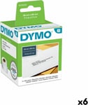 Dymo-tarrarulla Dymo 99010 28 x 89 mm LabelWriter™ valkoinen musta (6 kpl)