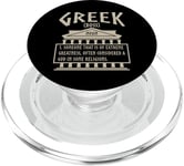 Funny Greek Definition Design for Greek People PopSockets PopGrip for MagSafe