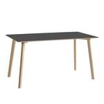 HAY - CPH Deux 210 2.0 Table Untreated Beech Frame L140 X W75 X H73 Stone Grey Top Lacquered Beech Edge - Matbord - Ronan & Erwan Bouroullec - Grå - Trä