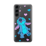 ERT GROUP Coque de téléphone Portable pour Samsung S23 Original et sous Licence Officielle Disney Motif Stitch 014 Parfaitement adapté à la Forme du téléphone Portable, partiel imprimé