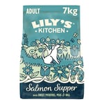 Lily’s Kitchen Made with Natural Ingredients Adult Dry Dog Food Salmon Supper Balanced Nutrition 7kg Bag