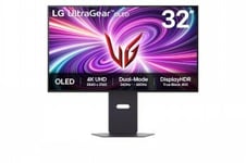 LG 32" ULTRAGEAR™ DUAL MODE OLED GAMING MONITOR | UHD 4K, SPEAKER (32GS95UV-B)